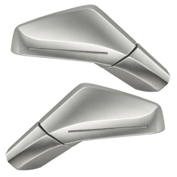 Picture of Oracle 05-13 Chevy Corvette C6 XM Concept Side Mirrors - Light Tarnished Silver Metallic 67U