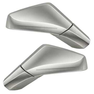 Picture of Oracle 05-13 Chevy Corvette C6 XM Concept Side Mirrors Ghosted- Light Tarnished Silver Metallic67U