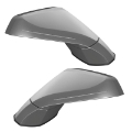 Picture of Oracle 05-13 Chevy Corvette C6 XM Concept Side Mirrors - Sky Gray Metallic 83U