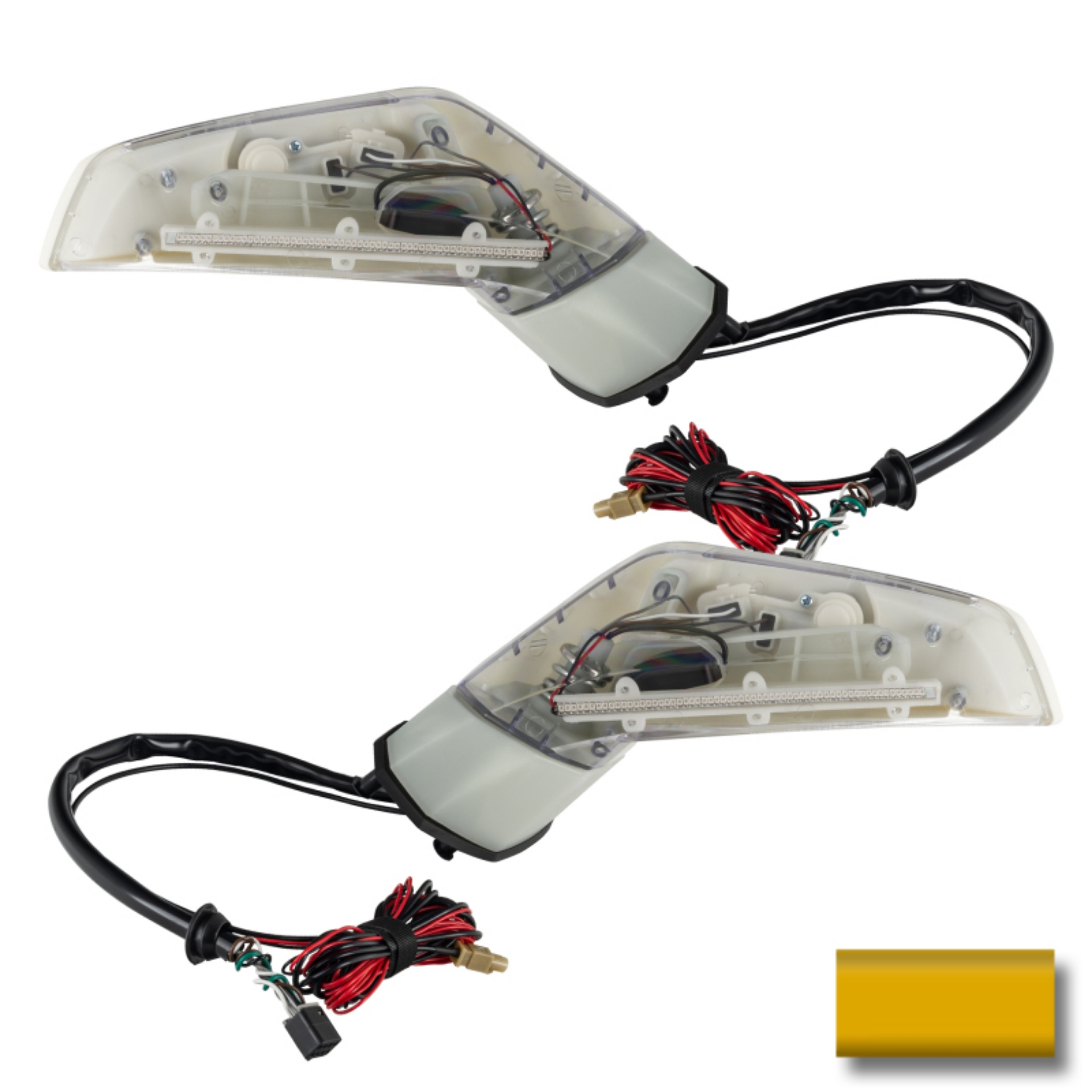 Picture of Oracle 05-13 Chevy Corvette C6 XM Concept Side Mirrors - Ghosted - Velocity Yellow G8A
