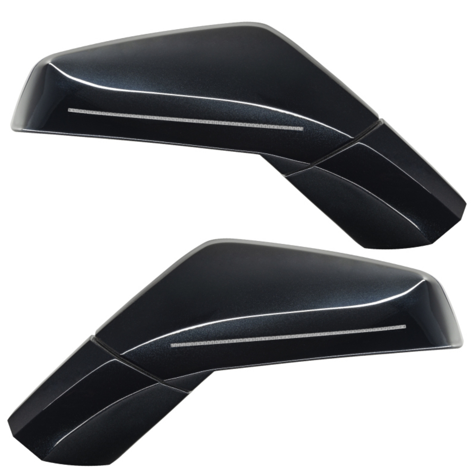 Picture of Oracle 05-13 Chevy Corvette C6 XM Concept Side Mirrors - Carbon Flash Metallic GAR