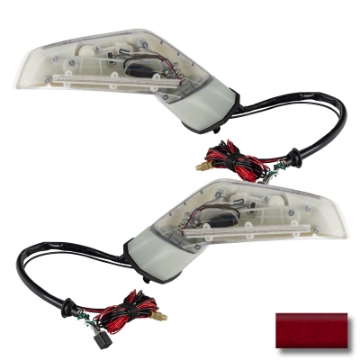 Picture of Oracle 05-13 Chevy Corvette C6 XM Concept Side Mirrors - Crystal Claret Tintcoat GBE