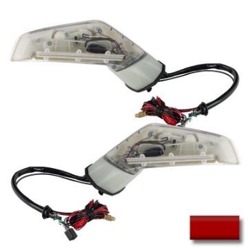 Picture of Oracle 05-13 Chevy Corvette C6 XM Concept Side Mirrors - Ghosted - Torch Red GKZ