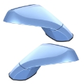 Picture of Oracle 05-13 Chevy Corvette C6 XM Concept Side Mirrors - Ghosted - Space Blue Metallic GLF