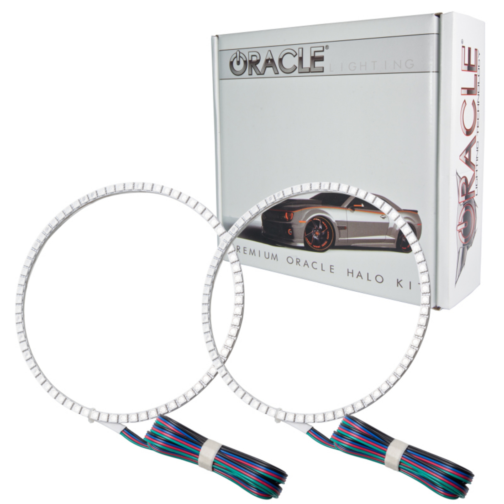 Picture of Oracle Ford Mustang GT 05-09 LED Fog Halo Kit - ColorSHIFT