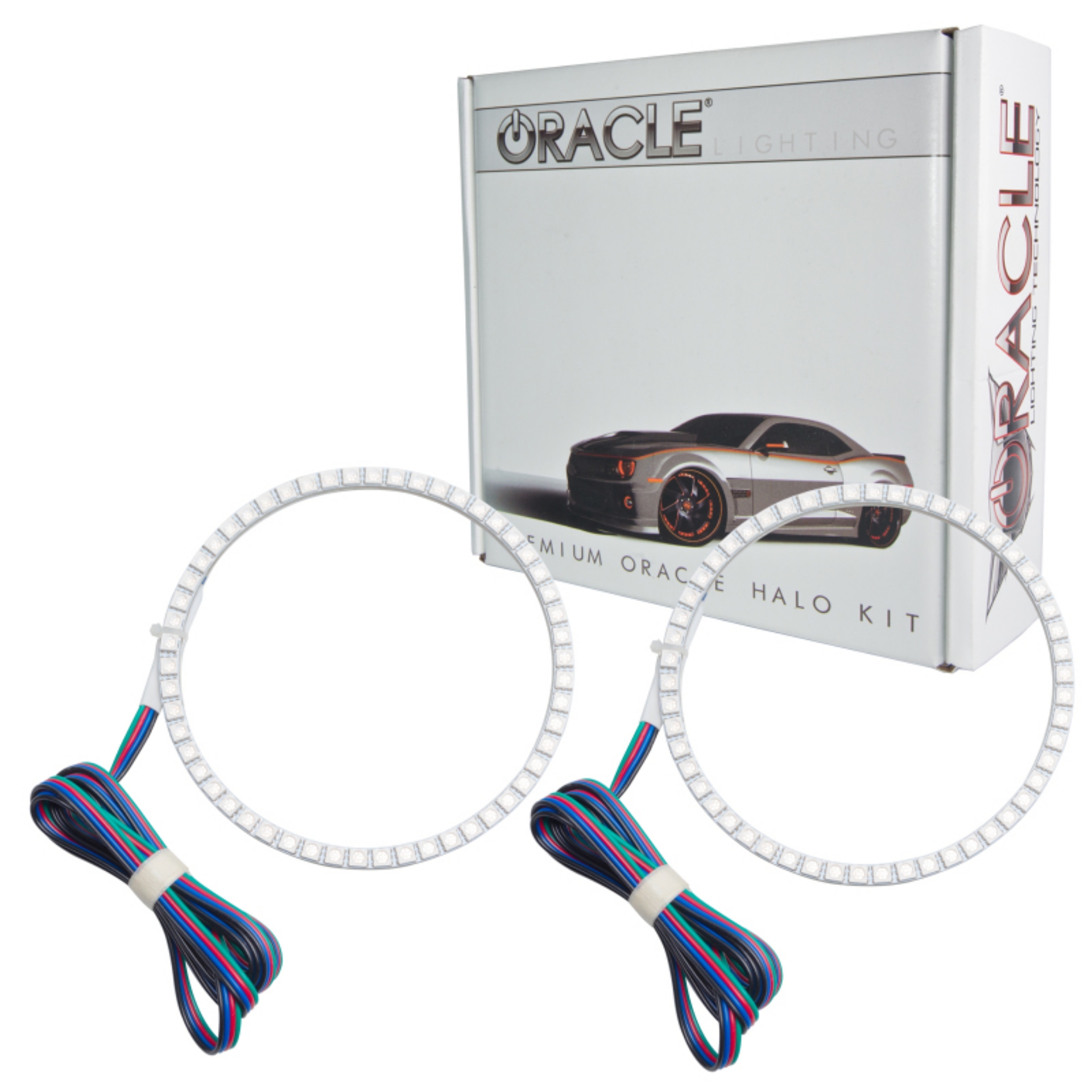 Picture of Oracle GMC Sierra 08-13 LED Fog Halo Kit - ColorSHIFT