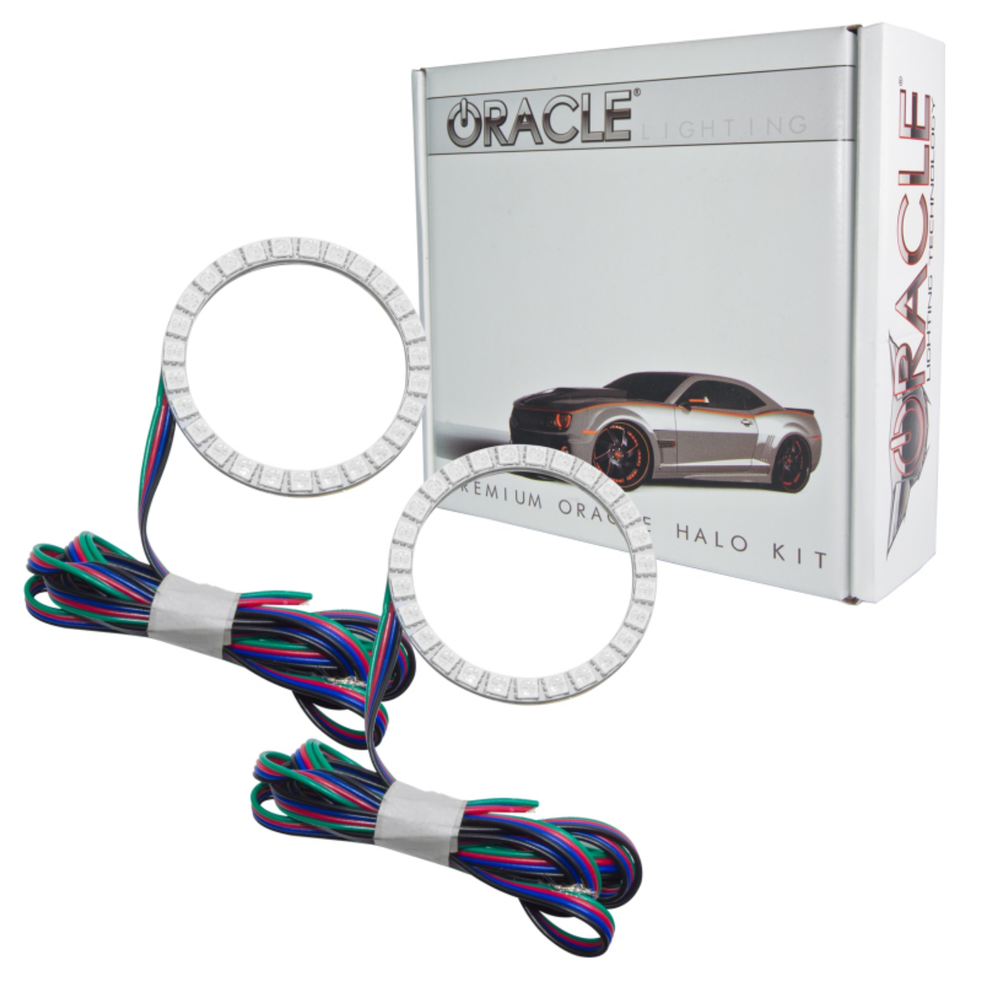 Picture of Oracle Ford Explorer 12-15 LED Fog Halo Kit - ColorSHIFT