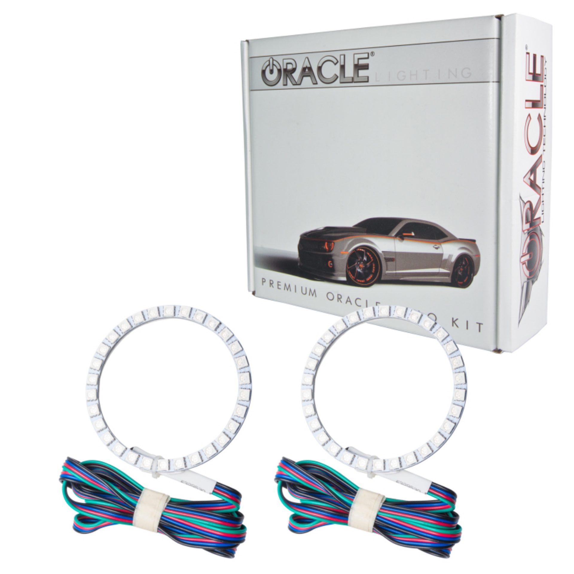 Picture of Oracle Ford Ranger 08-14 LED Fog Halo Kit - ColorSHIFT