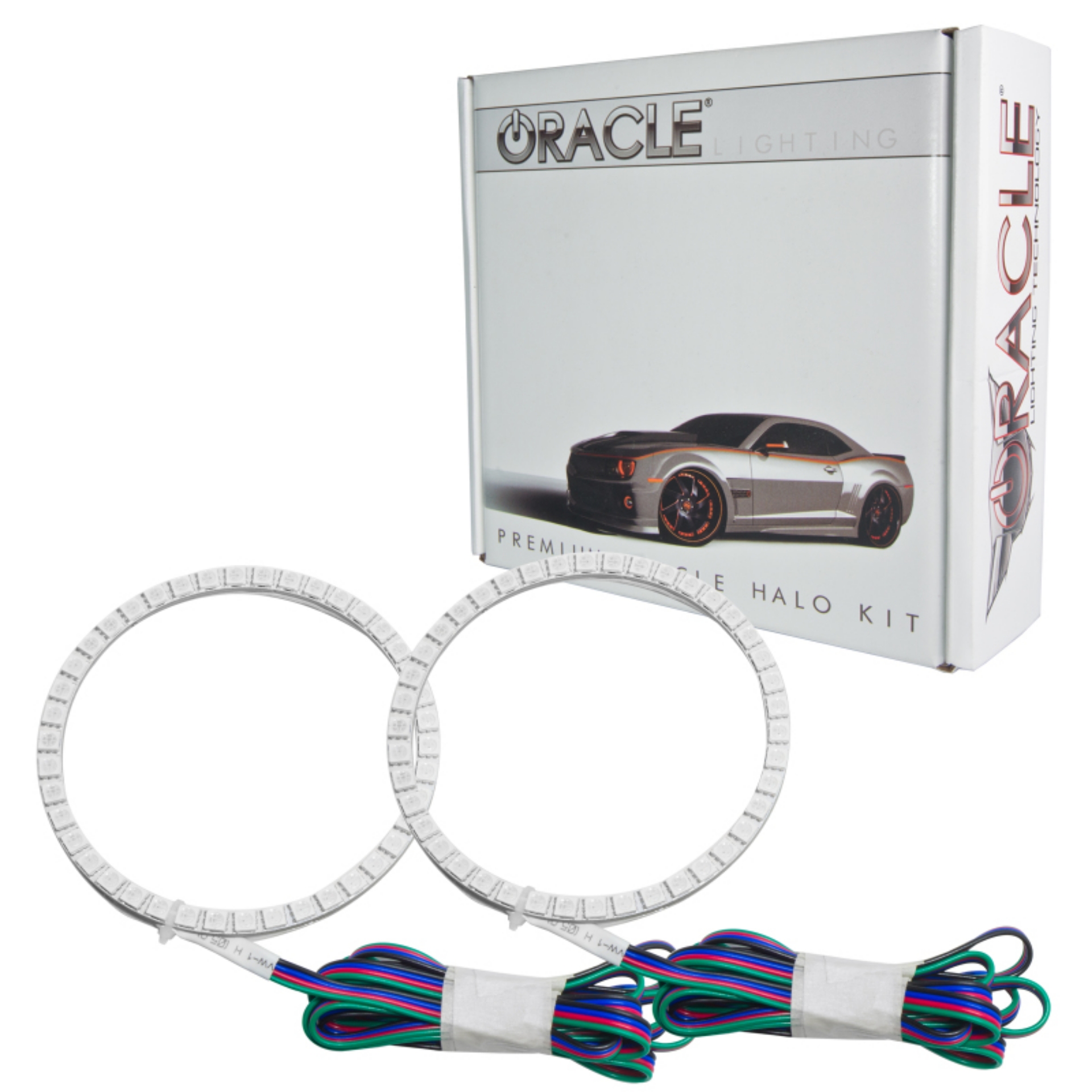 Picture of Oracle Dodge Viper SRT-10 03-09 LED Fog Halo Kit - ColorSHIFT