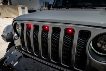 Picture of Oracle Pre-Runner Style LED Grille Kit for Jeep Wrangler JL - Red