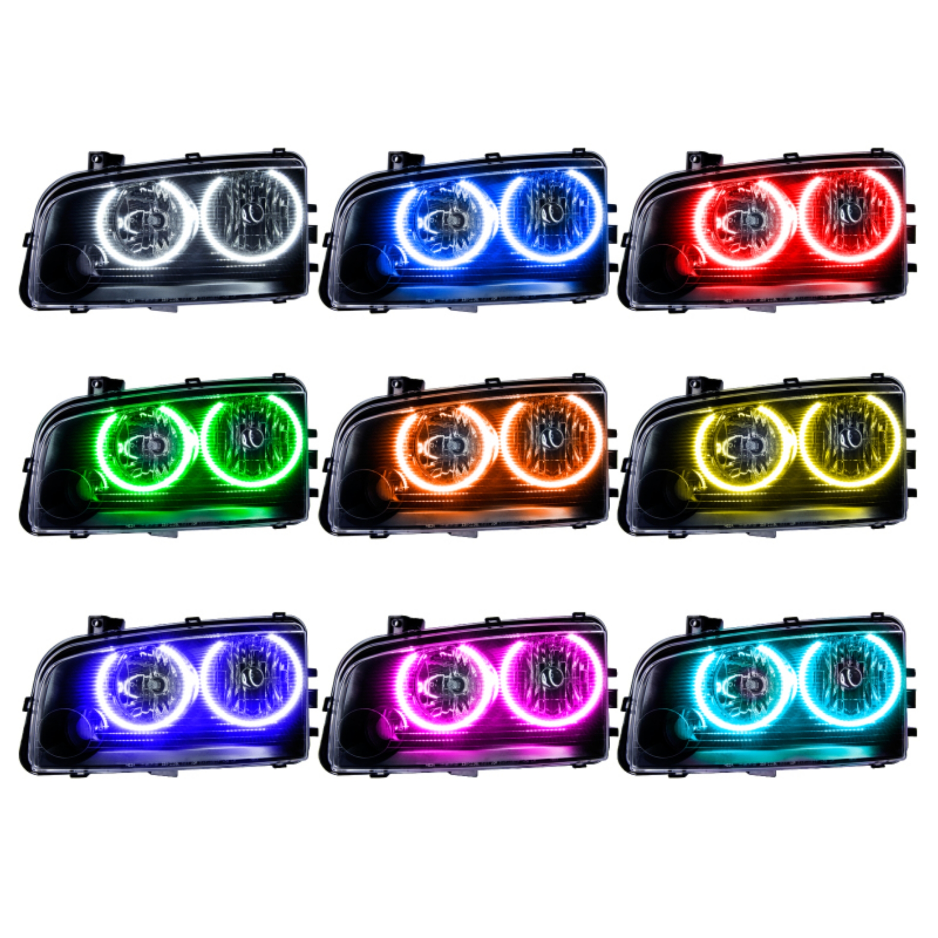 Picture of Oracle 05-10 Dodge Charger SMD HL Non-HID - ColorSHIFT w-o Controller
