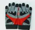 Picture of Granatelli Medium Mechanics Work Gloves - Red-Gray-Black