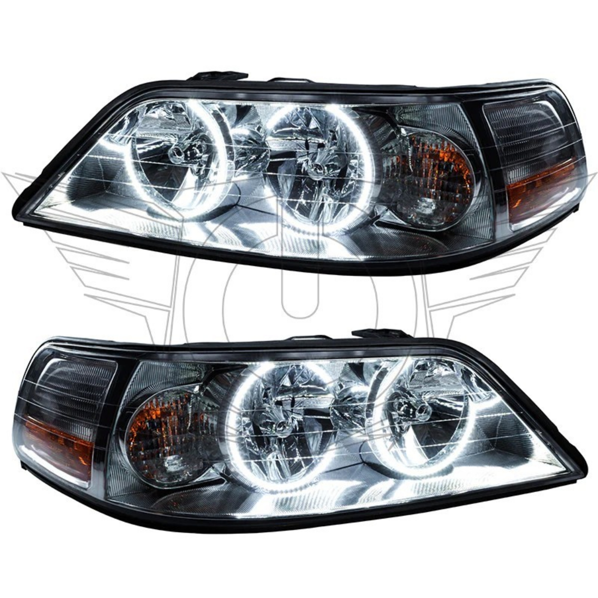 Picture of Oracle 05-11 Lincoln TownCar SMD HL - ColorSHIFT w- BC1 Controller