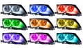 Picture of Oracle 02-05 BMW 3 Series SMD HL - Black - ColorSHIFT w- Simple Controller