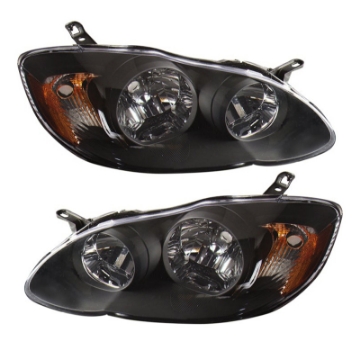 Picture of Oracle 03-04 Toyota Corolla S-Type SMD HL - Black - White