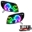 Picture of Oracle 03-05 Toyota 4-Runner SMD HL - Black - ColorSHIFT w- BC1 Controller