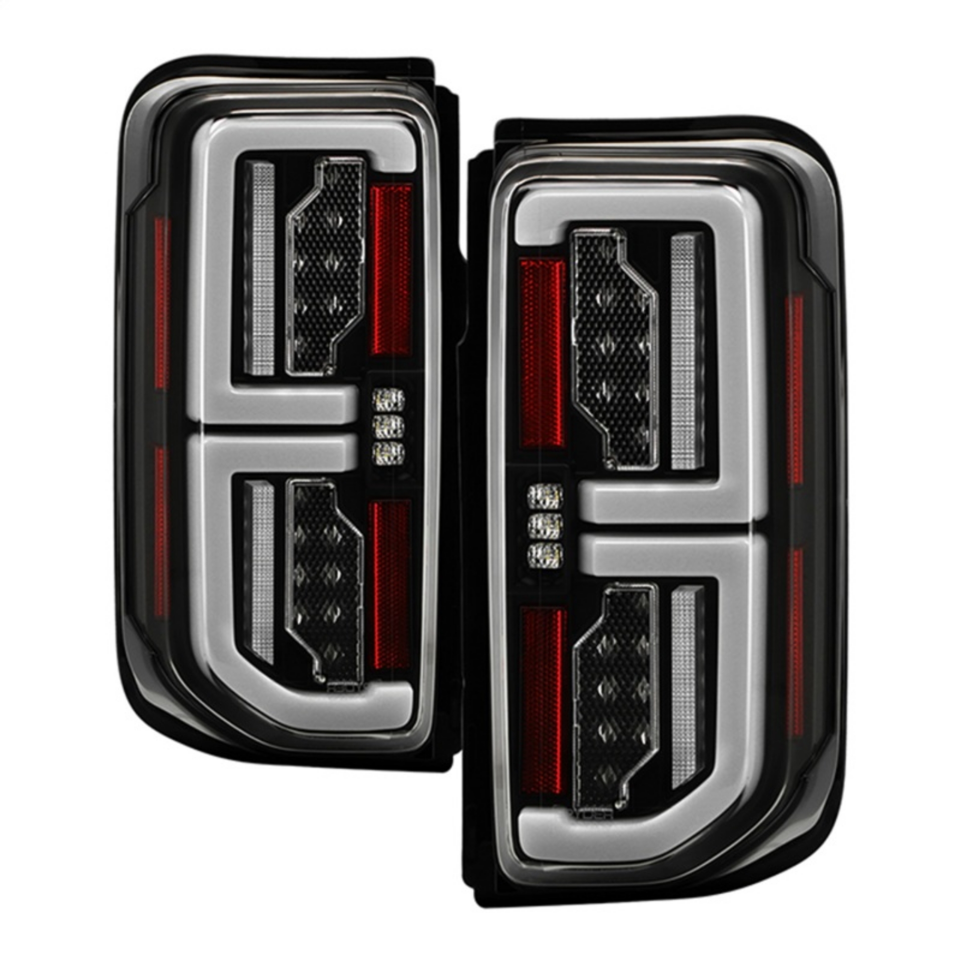 Picture of Spyder 21-23 Ford Bronco Factory LED Model Only LED Tail Lights - Black ALT-YD-FB21LED-LED-BK