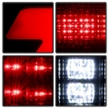 Picture of Spyder 21-23 Ford F150 Factory Halogen Light Bar LED Tail Lights - Black ALT-YD-FF15021HAL-BK