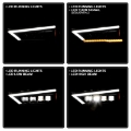 Picture of Spyder Apex 14-20 Toyota 4Runner High-Power LED Module Headlights - Black PRO-YD-T4R14AP-SEQ-BK