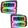 Picture of Oracle 05 Ford Excursion SMD HL - Chrome - ColorSHIFT w- 2-0 Controller