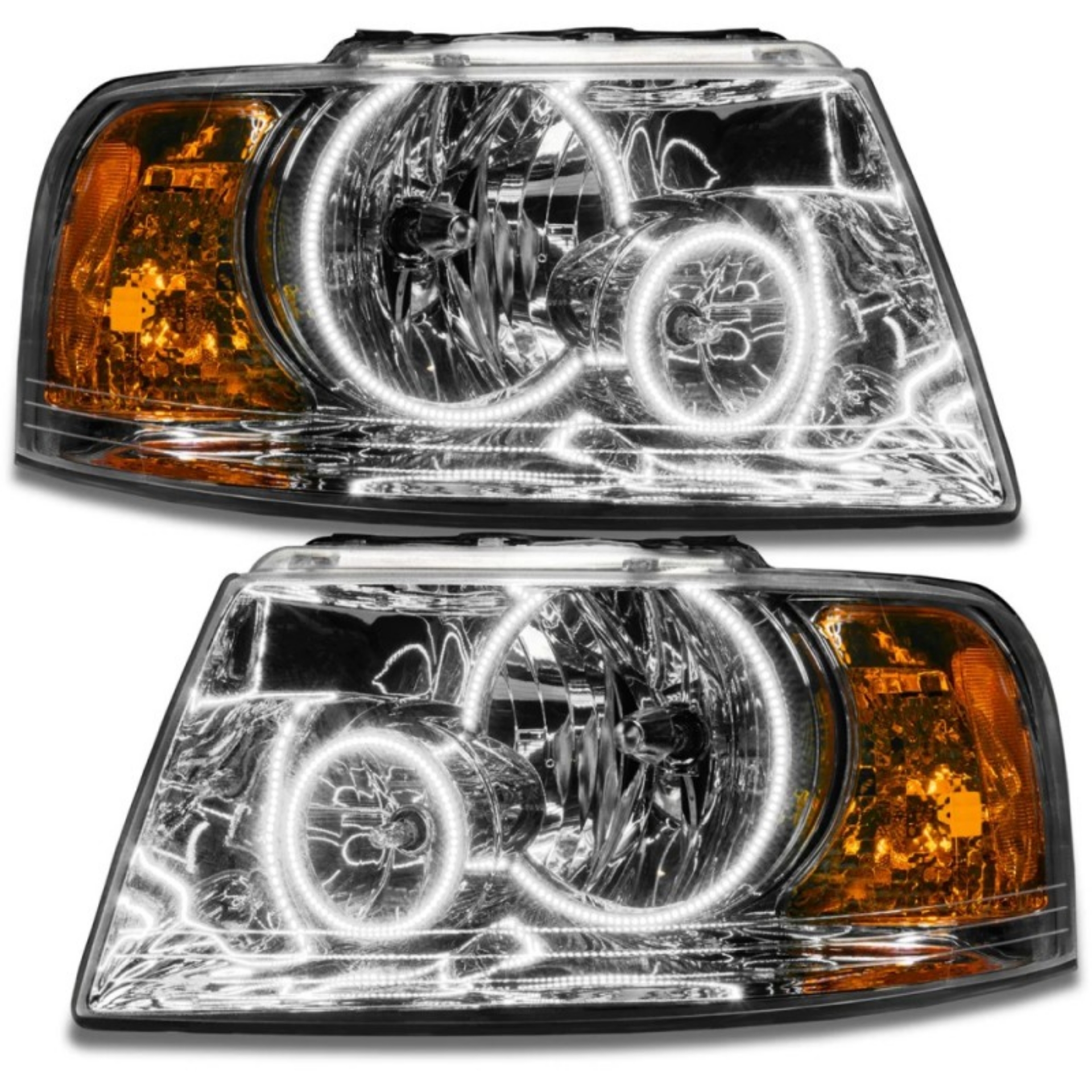 Picture of Oracle 03-06 Ford Expedition SMD HL - Chrome - ColorSHIFT w- BC1 Controller