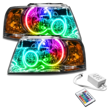 Picture of Oracle 03-06 Ford Expedition SMD HL - Chrome - ColorSHIFT w- Simple Controller
