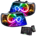 Picture of Oracle 03-06 Ford Expedition SMD HL - Black - ColorSHIFT w- 2-0 Controller