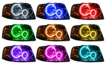 Picture of Oracle 03-06 Ford Expedition SMD HL - Black - ColorSHIFT w-o Controller