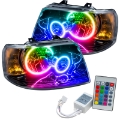 Picture of Oracle 03-06 Ford Expedition SMD HL - Black - ColorSHIFT w- Simple Controller
