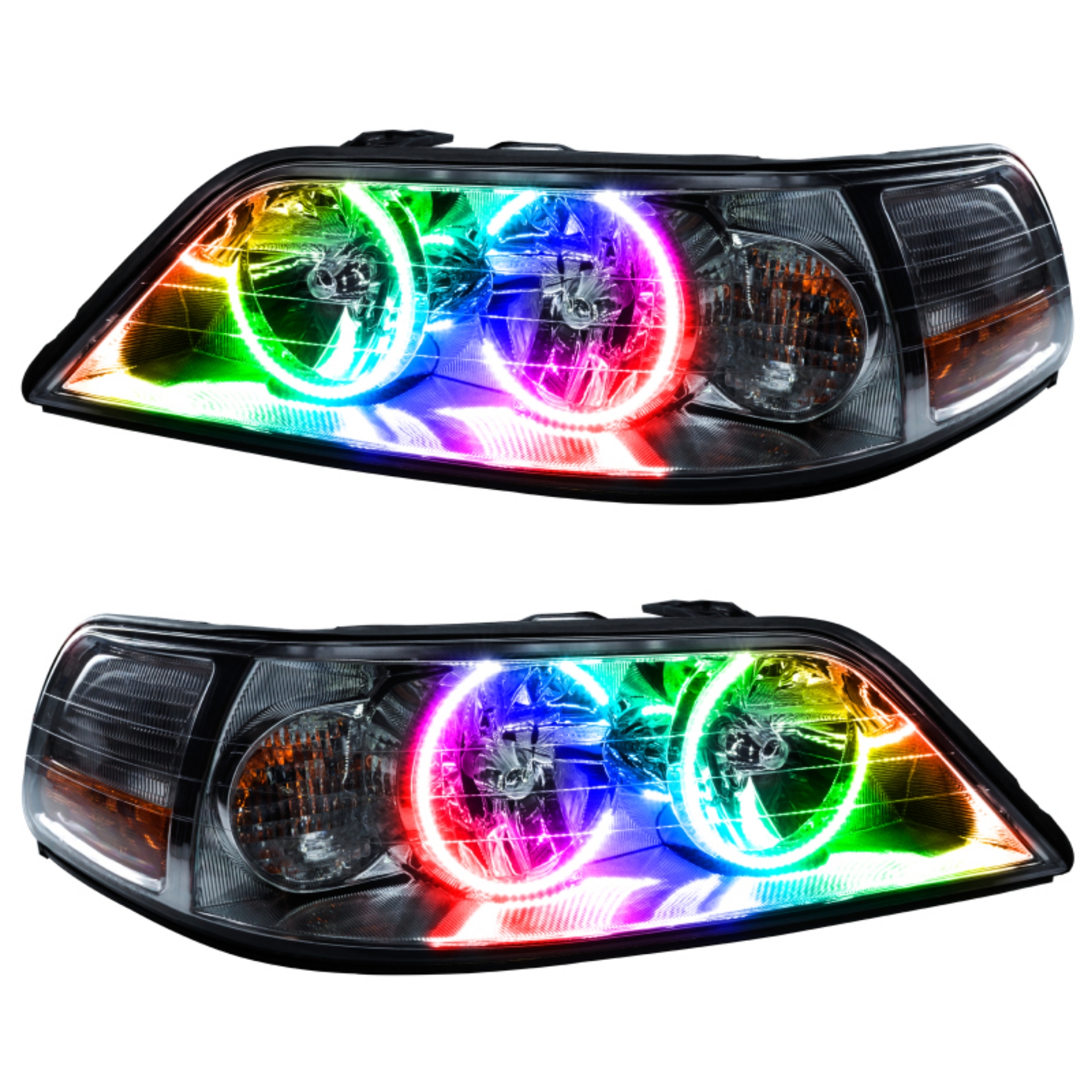 Picture of Oracle 05-11 Lincoln Town Car SMD HL Non-HID - ColorSHIFT w- Simple Controller