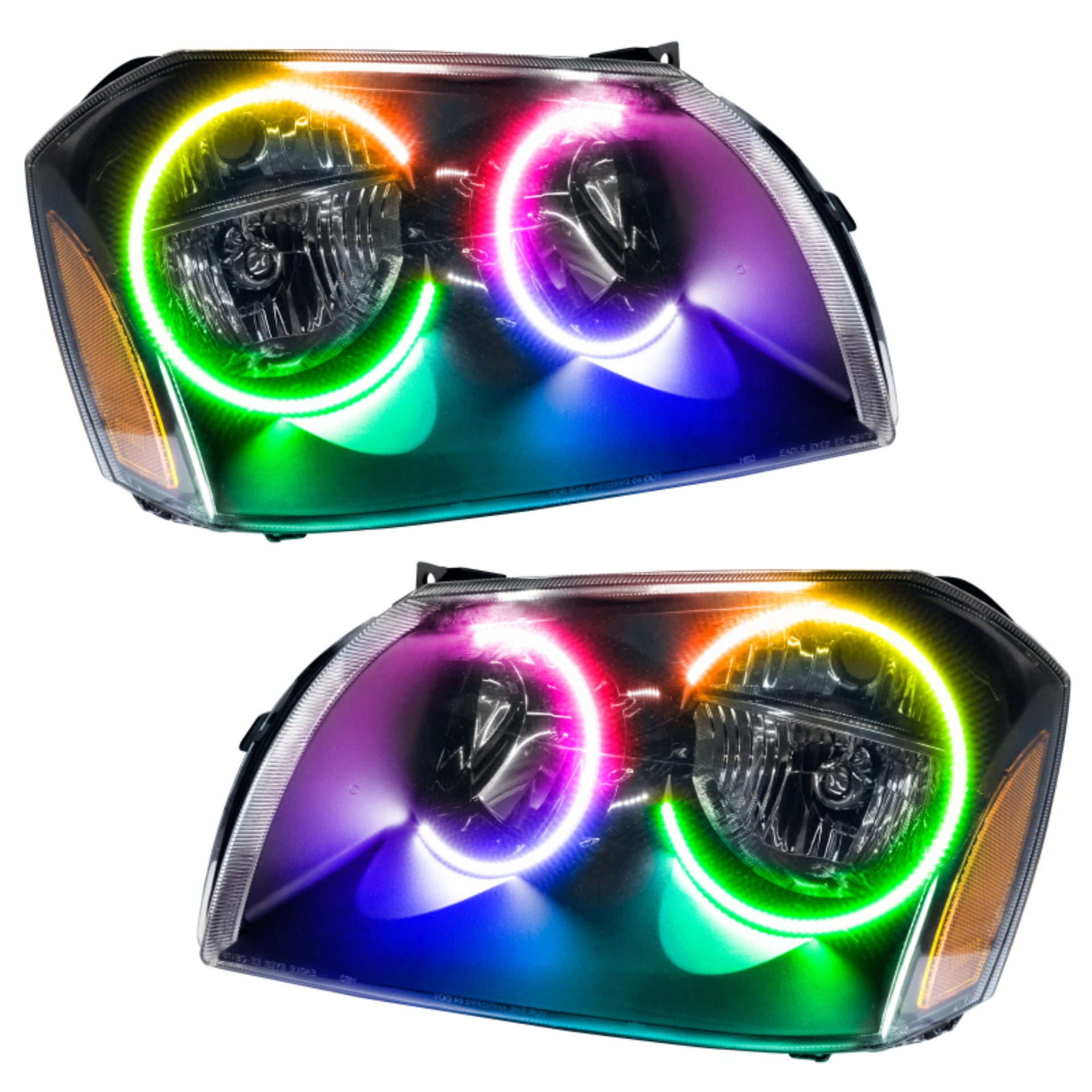 Picture of Oracle 05-07 Dodge Magnum SMD HL - Black - ColorSHIFT