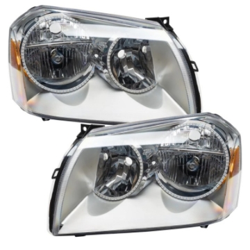 Picture of Oracle 05-07 Dodge Magnum SMD HL - Chrome - ColorSHIFT w- BC1 Controller