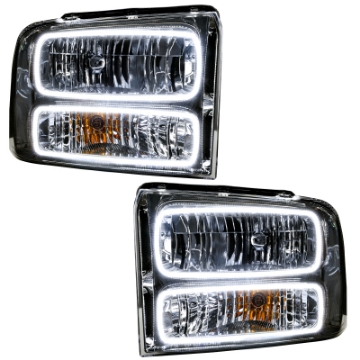 Picture of Oracle 05-07 Ford F-250-350 SMD HL - Chrome - White