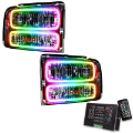 Picture of Oracle 05-07 Ford F-250-350 SMD HL - Chrome - ColorSHIFT w- 2-0 Controller