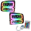 Picture of Oracle 05-07 Ford F-250-350 SMD HL - Chrome - ColorSHIFT w- Simple Controller