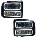 Picture of Oracle 05-07 Ford F-250-350 SMD HL - Black - White