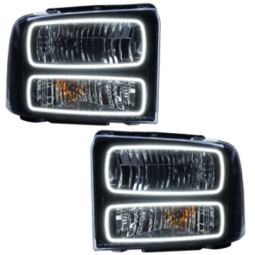 Picture of Oracle 05-07 Ford F-250-350 SMD HL - Black - White