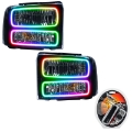 Picture of Oracle 05-07 Ford F-250-350 SMD HL - Black - ColorSHIFT