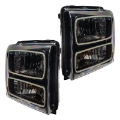 Picture of Oracle 05-07 Ford F-250-350 SMD HL - Black - ColorSHIFT w-o Controller