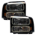 Picture of Oracle 05-07 Ford F-250-350 SMD HL - Black - ColorSHIFT w- BC1 Controller