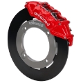 Picture of Wilwood 19-22 Honda Talon 1000 Red 6-Piston Front Kit 11-25in - Plain Face Steel Rotors
