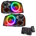 Picture of Oracle 01-04 Nissan Frontier SMD HL - Dual Halo - ColorSHIFT w- 2-0 Controller