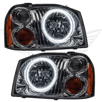 Picture of Oracle 01-04 Nissan Frontier SMD HL - Dual Halo - ColorSHIFT w- BC1 Controller
