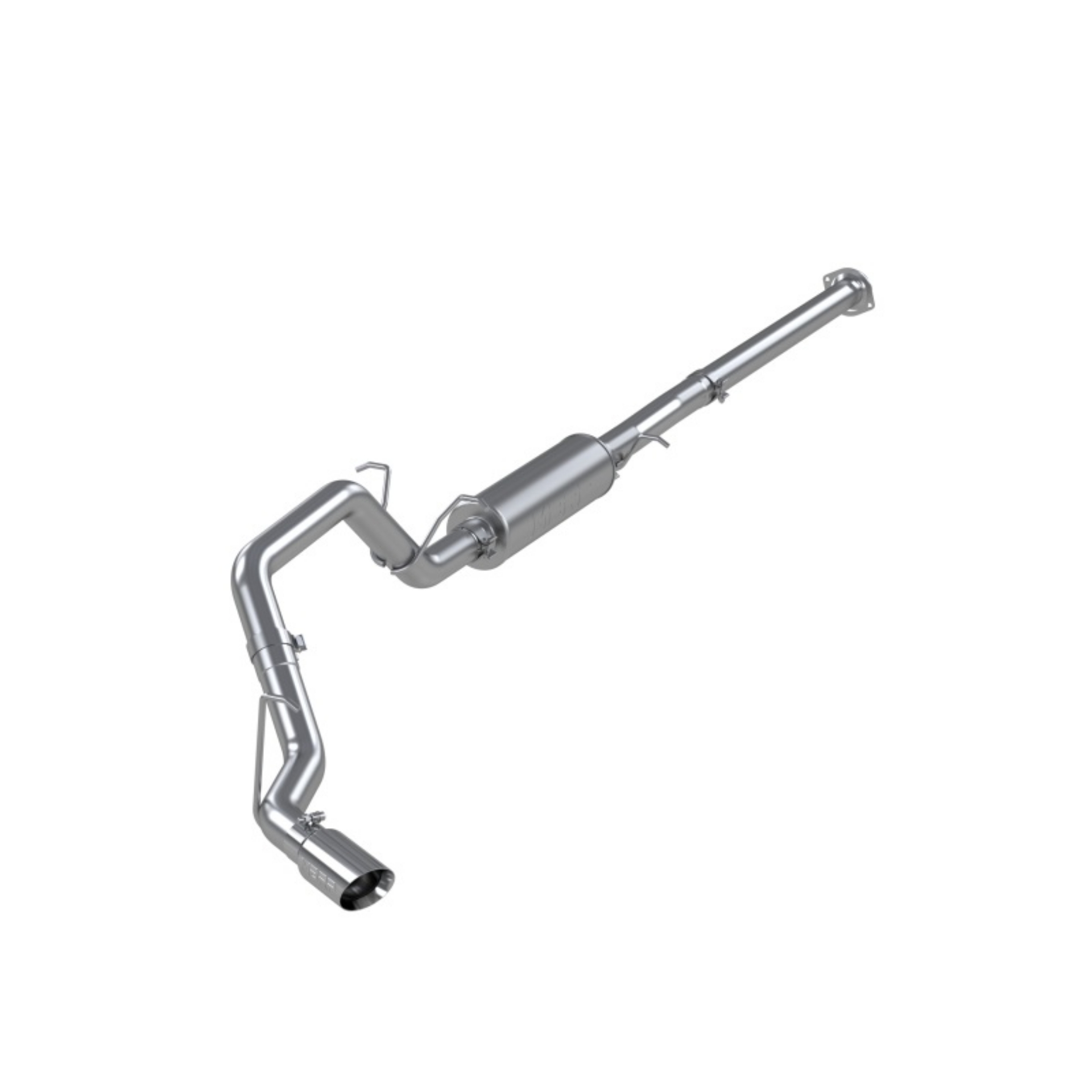 Picture of MBRP 19-23 Dodge RAM 1500 Crew Cab & Quad Cab 3in T304 SS Single Side Catback Exhaust