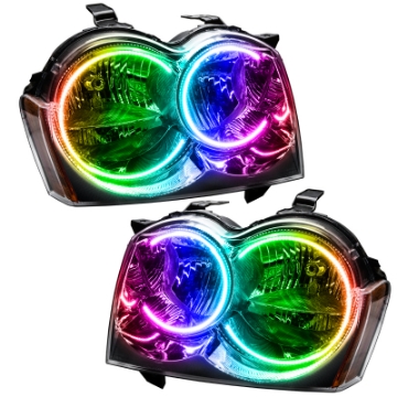 Picture of Oracle 05-07 Jeep Grand Cherokee SMD HL Non-HID - ColorSHIFT