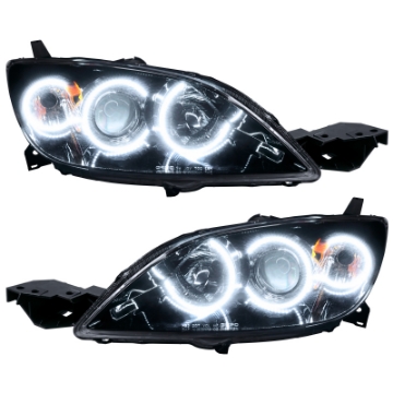 Picture of Oracle 04-09 Mazda 3 SMD HL - 4DR - Halogen Style - White