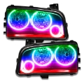 Picture of Oracle 05-10 Dodge Charger SMD HL Non-HID - Triple Halo - ColorSHIFT w-o Controller