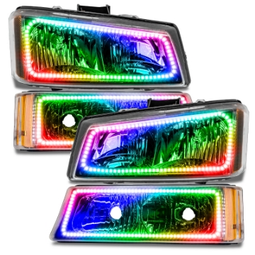 Picture of Oracle 03-06 Chevy Silverado Pre-Assembled Headlights w- Parking Lights - w-o Cntrl