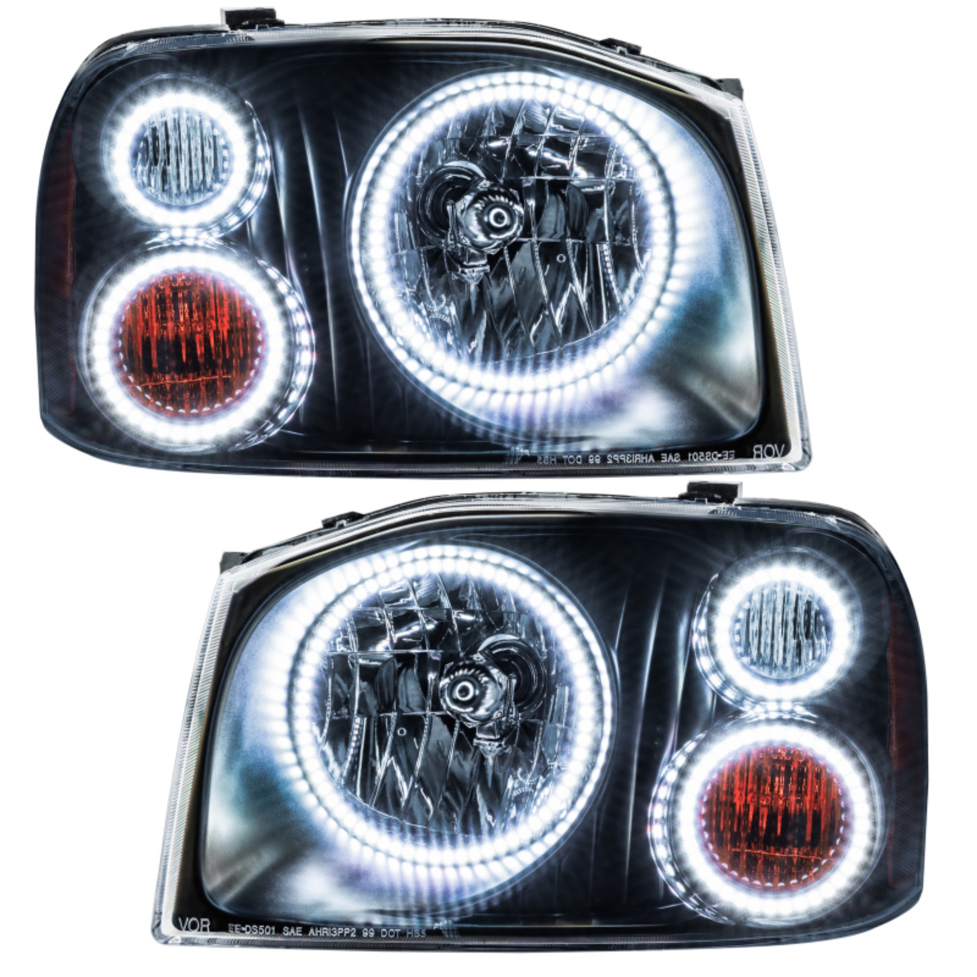 Picture of Oracle 01-04 Nissan Frontier SMD HL - Triple Halo - White