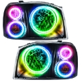 Picture of Oracle 01-04 Nissan Frontier SMD HL - Triple Halo - ColorSHIFT